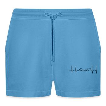 Suède - Short bio décontracté court fabriqué en UE -  Sol Blue - Devant