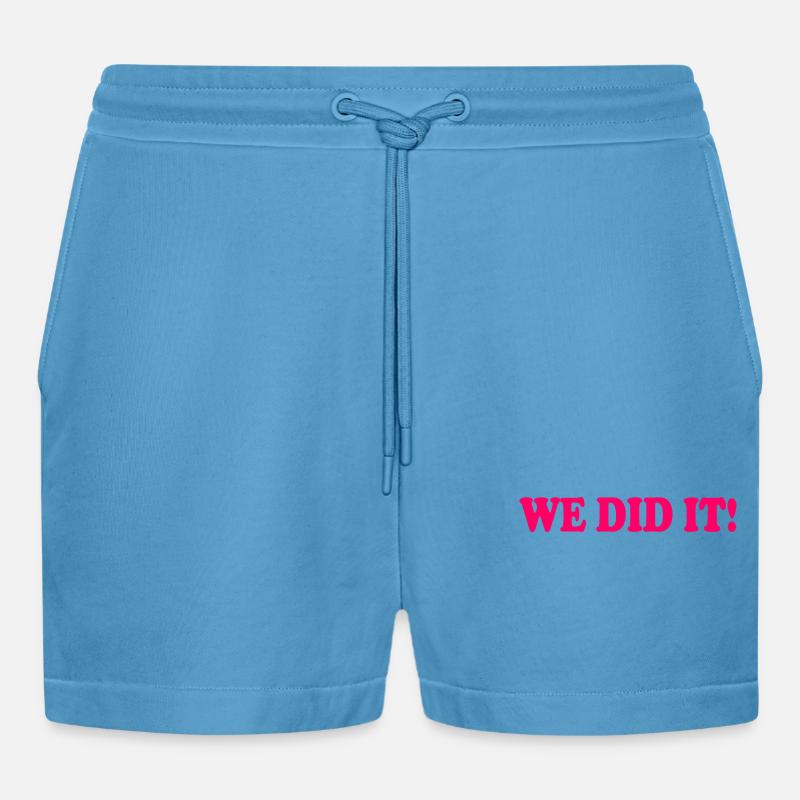 We did it - Short bio décontracté court fabriqué en UE -  Sol Blue