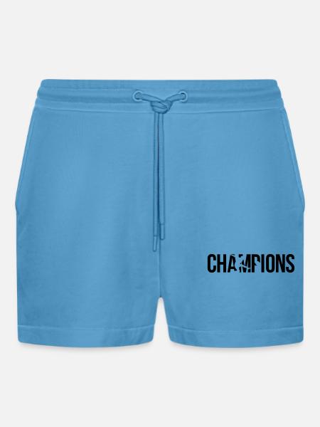 champions - Short bio décontracté court fabriqué en UE - Sol Blue