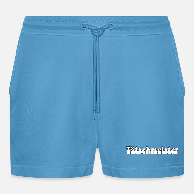 Tätschmeister oder Tätschmeischter gäu - Organic Relaxed Cropped Shorts Made in EU -  Sol Blue