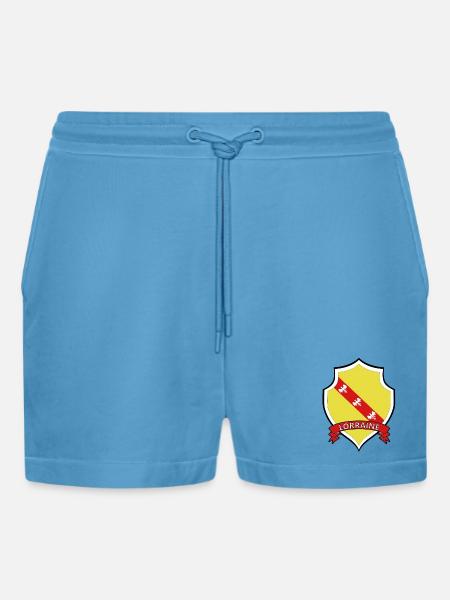 Lorraine - Short bio décontracté court fabriqué en UE - Sol Blue