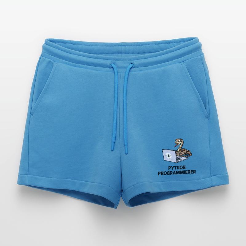 Programmierer Computer Code Developer Statement Organic Relaxed Cropped Shorts Made in EU