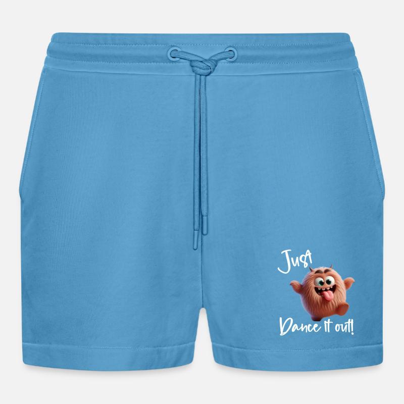 Tanzen Sie es einfach aus! - Organic Relaxed Cropped Shorts Made in EU -  Sol Blue