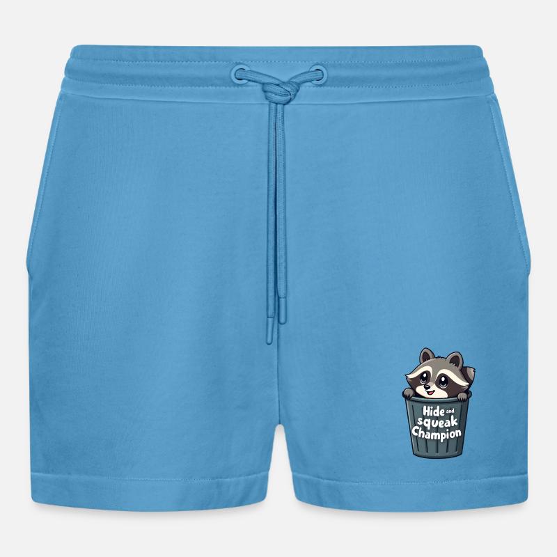 Champion de cache-cache et de grincement - Short bio décontracté court fabriqué en UE - Sol Blue