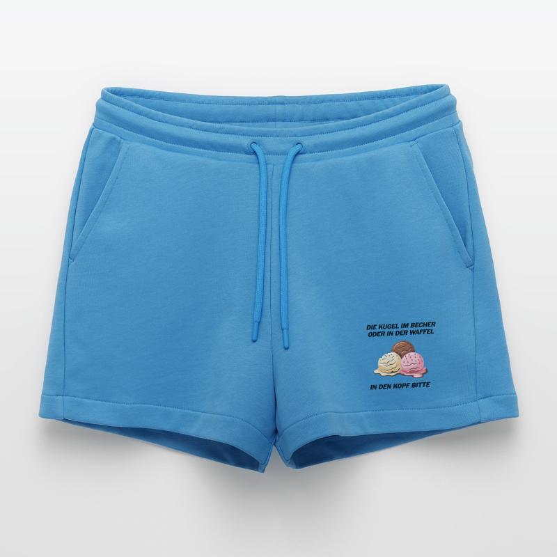 Die Kugel im Becher oder in der Waffel? Organic Relaxed Cropped Shorts Made in EU