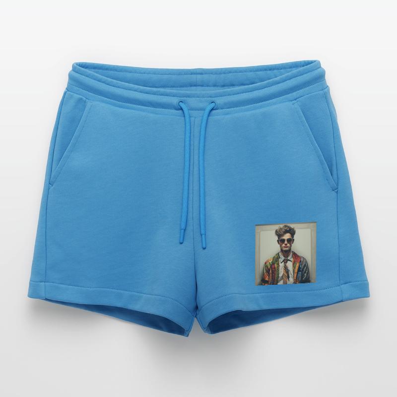 Patchwork Rebel Jacket Organic Relaxed Cropped Shorts Made in EU