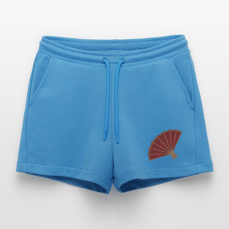 Handheld-Ventilator Vintage Organic Relaxed Cropped Shorts Made in EU