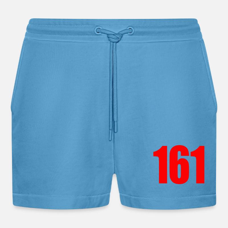 161 – Déclaration du Code Antifa - Short bio décontracté court fabriqué en UE -  Sol Blue