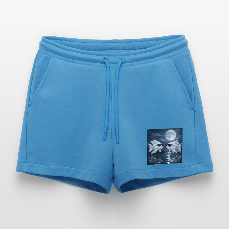 Feather Fish  Organic Relaxed Cropped Shorts Made in EU