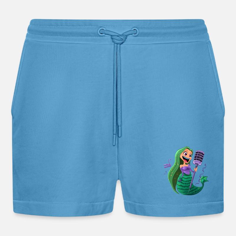Sea MicroSinger - Short bio décontracté court fabriqué en UE - Sol Blue