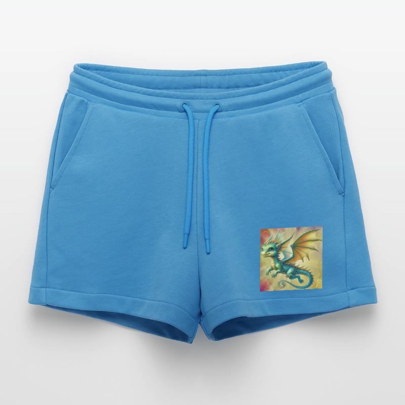 Drache Organic Relaxed Cropped Shorts Made in EU