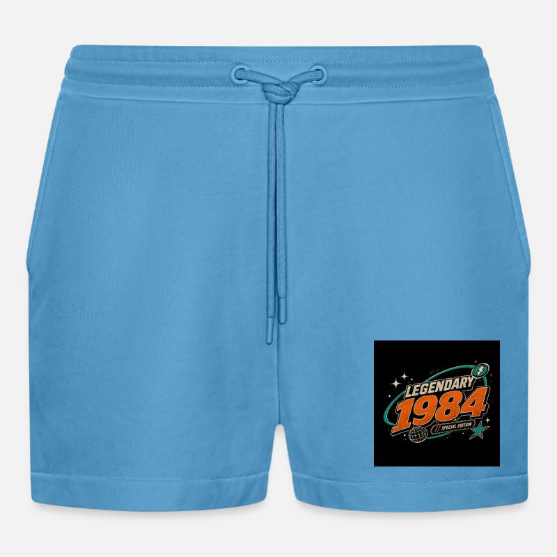 Retro Future 2003 – Édition limitée - Short bio décontracté court fabriqué en UE -  Sol Blue