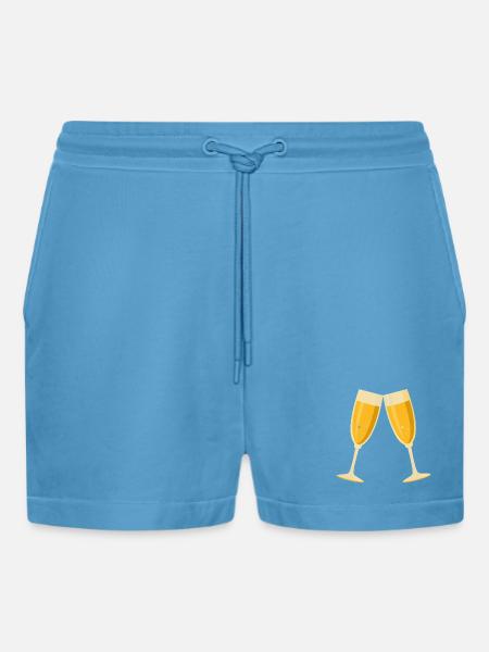 Toasts - Short bio décontracté court fabriqué en UE - Sol Blue