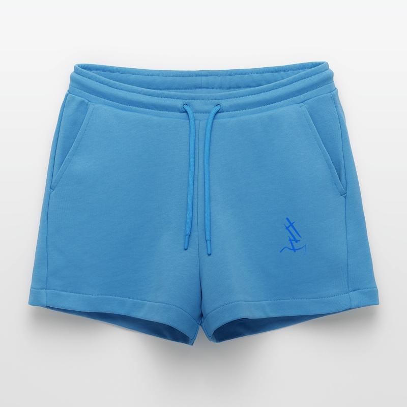 Buchstabe E in Blitzform Organic Relaxed Cropped Shorts Made in EU