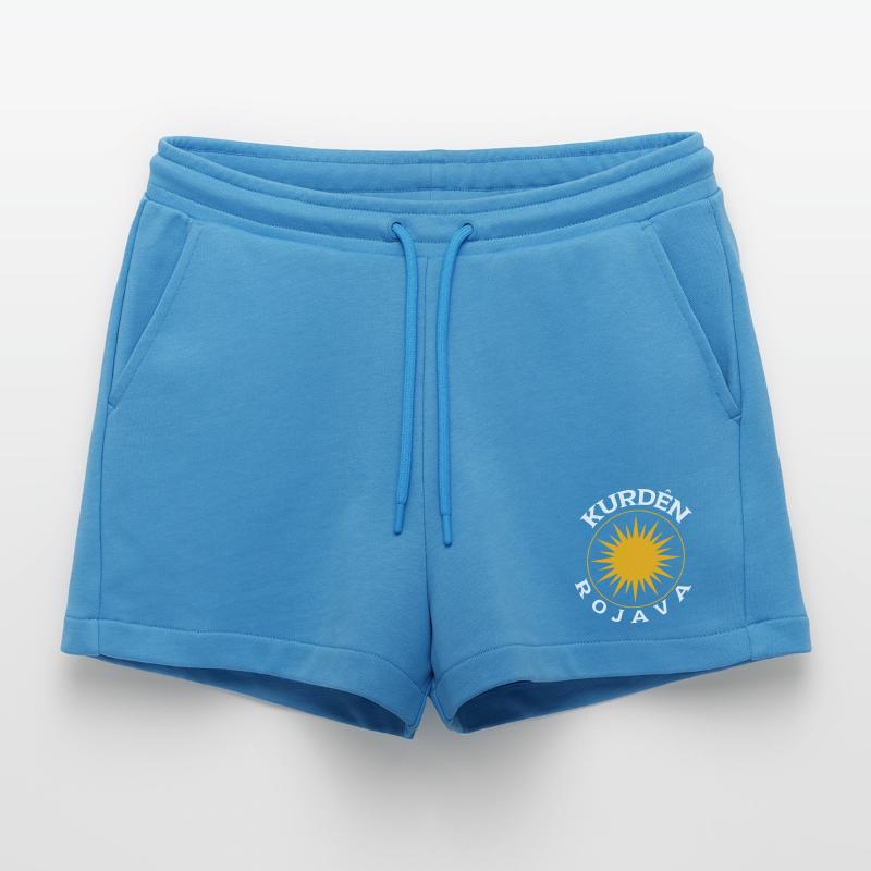 Kurden Rojava Organic Relaxed Cropped Shorts Made in EU