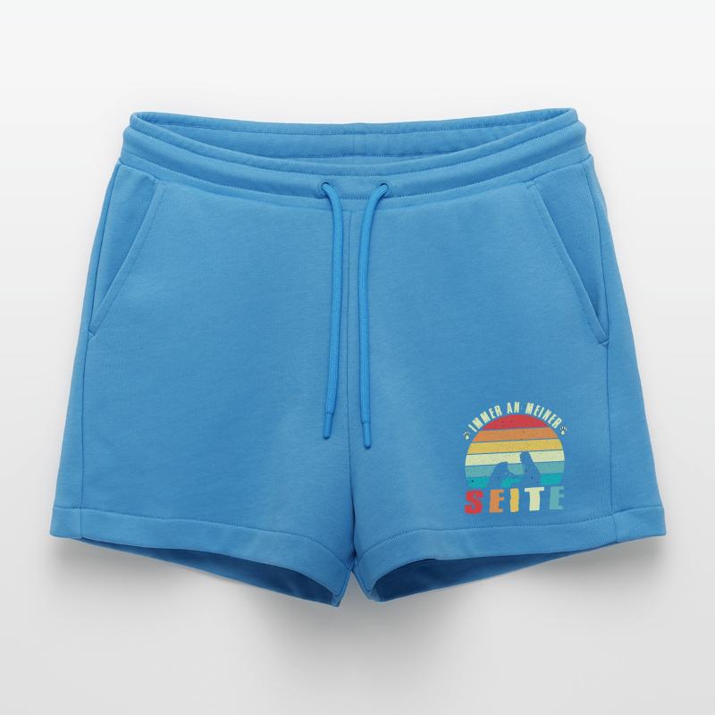 Gassi Outfits Hunde Herrchen Hundehalter Hund Organic Relaxed Cropped Shorts Made in EU
