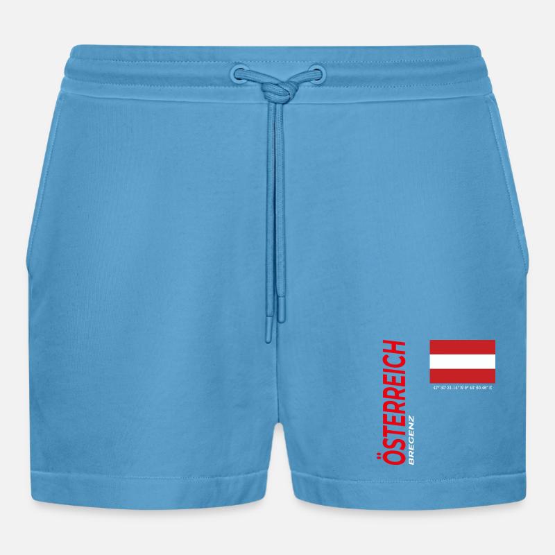 Bregenz - Short bio décontracté court fabriqué en UE -  Sol Blue