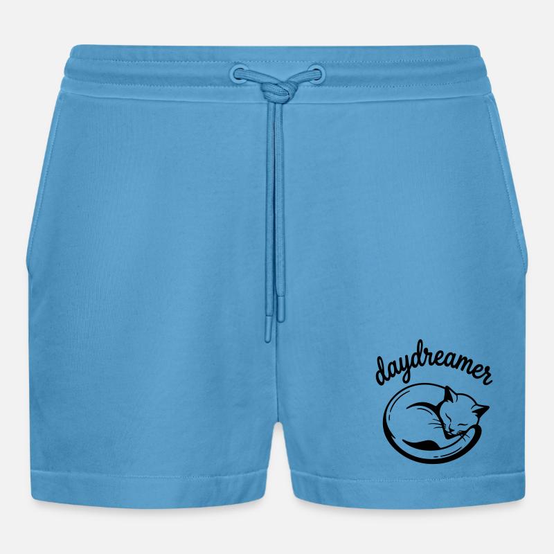 Rêveuse - Short bio décontracté court fabriqué en UE - Sol Blue