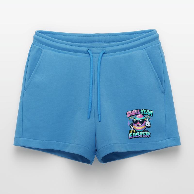Shell Yeah It's Easter Ostern Spruch Hell yeah Short bio décontracté court fabriqué en UE