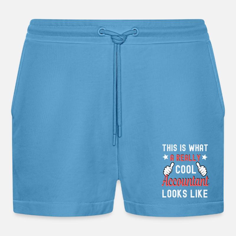 Comptable comptable - Short bio décontracté court fabriqué en UE -  Sol Blue