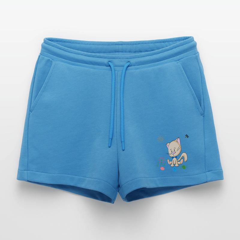 Easter Easter Eggs Organic Relaxed Cropped Shorts Made in EU