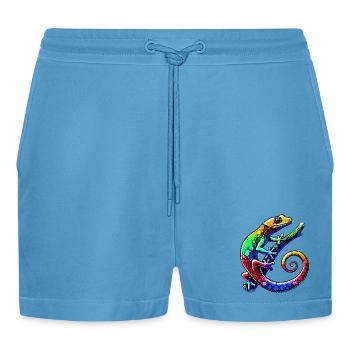 Gecko - Short bio décontracté court fabriqué en UE -  Sol Blue - Devant