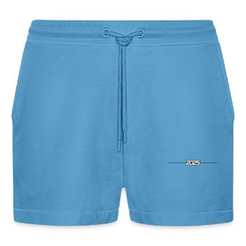 2025 Jahr - Organic Relaxed Cropped Shorts Made in EU -  Sol Blue - Vorne