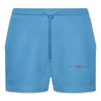 2025 Linie - Organic Relaxed Cropped Shorts Made in EU -  Sol Blue - Vorne