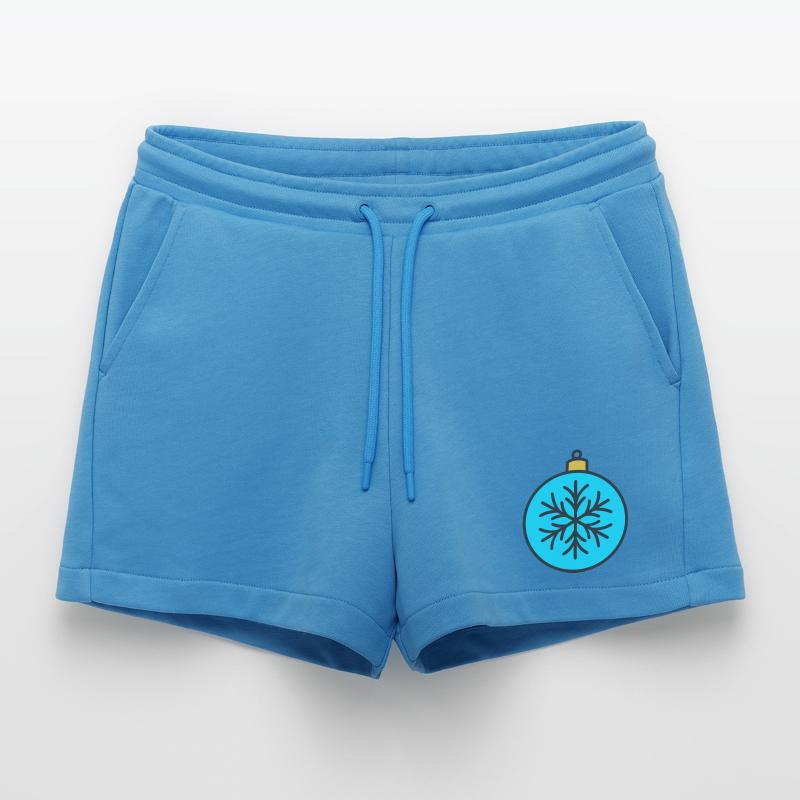 Weihnachtskugel Organic Relaxed Cropped Shorts Made in EU