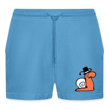 M. Escargot Sir Lord Rich Monocle Verres Cylindre - Short bio décontracté court fabriqué en UE -  Sol Blue - Devant