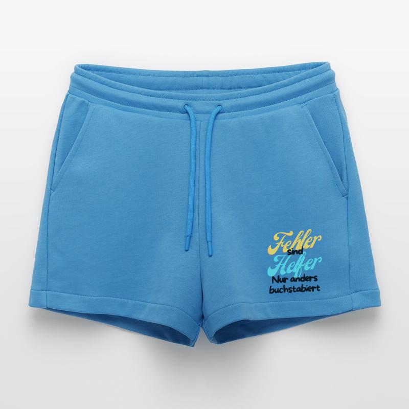 Error Helper Gradient Script Organic Relaxed Cropped Shorts Made in EU