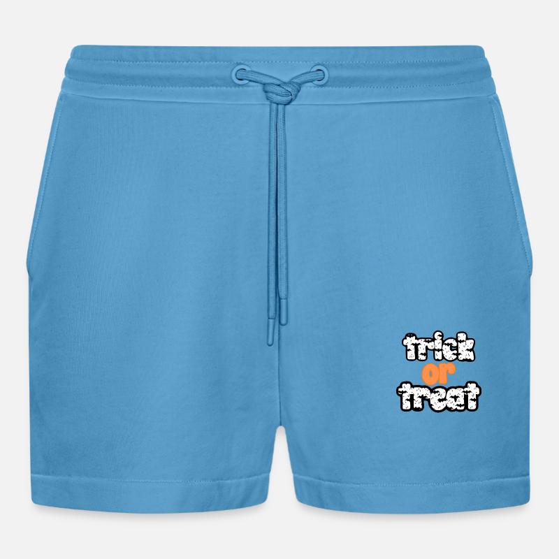 Süßes oder Saures - Organic Relaxed Cropped Shorts Made in EU -  Sol Blue