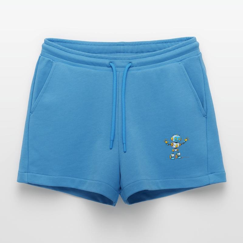 Motivation Algorithm Organic Relaxed Cropped Shorts Made in EU