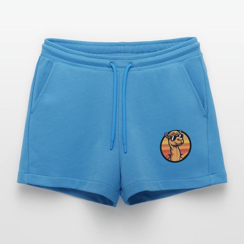 Camel Comic Cool Organic Relaxed Cropped Shorts Made in EU