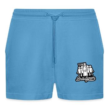 Fête du marié de mariage - Short bio décontracté court fabriqué en UE -  Sol Blue - Devant