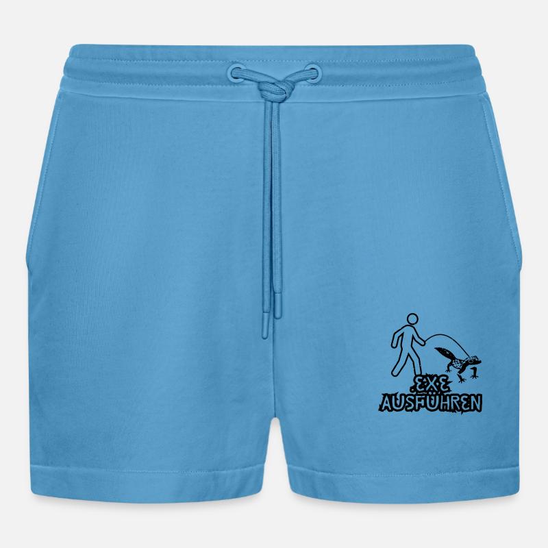 informatik geschenk lustig - Organic Relaxed Cropped Shorts Made in EU -  Sol Blue