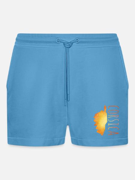 Corse - Short bio décontracté court fabriqué en UE - Sol Blue