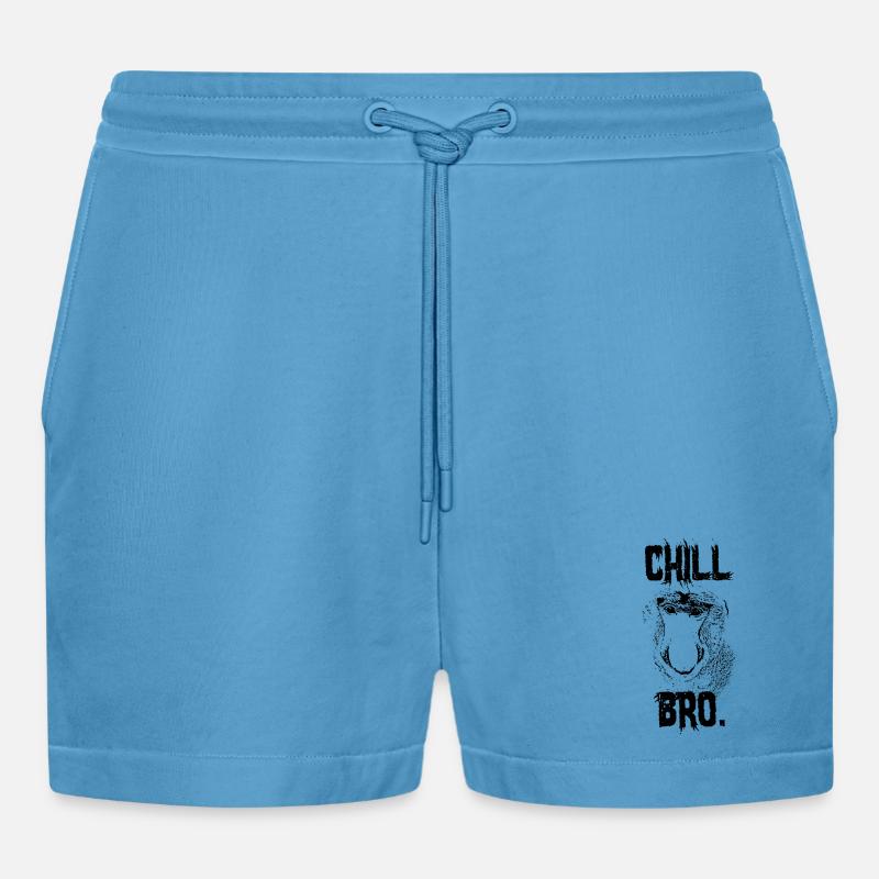 Chill Bro Proboscis Monkey Gift - Short bio décontracté court fabriqué en UE -  Sol Blue