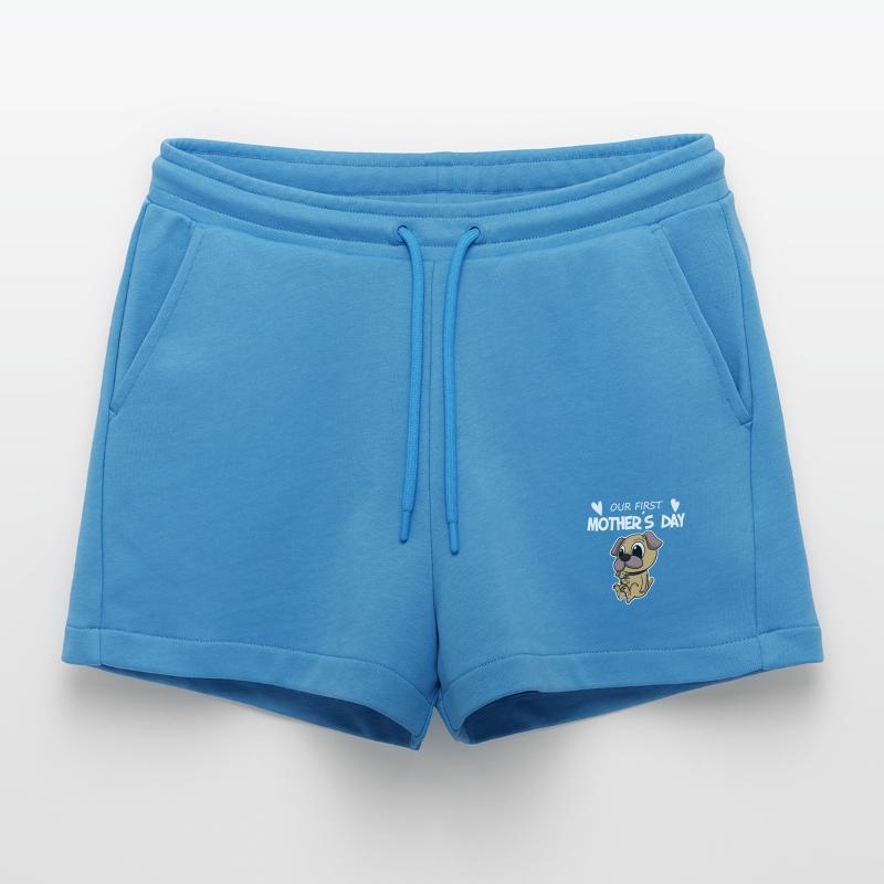Muttertag - erster Muttertag Geschenk Organic Relaxed Cropped Shorts Made in EU