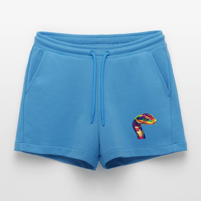 Serpent Python Cobra Mamba Serpent à sonnettes Serpent Short bio décontracté court fabriqué en UE