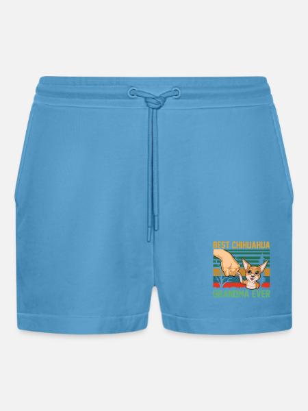 Chihuahua - Short bio décontracté court fabriqué en UE - Sol Blue
