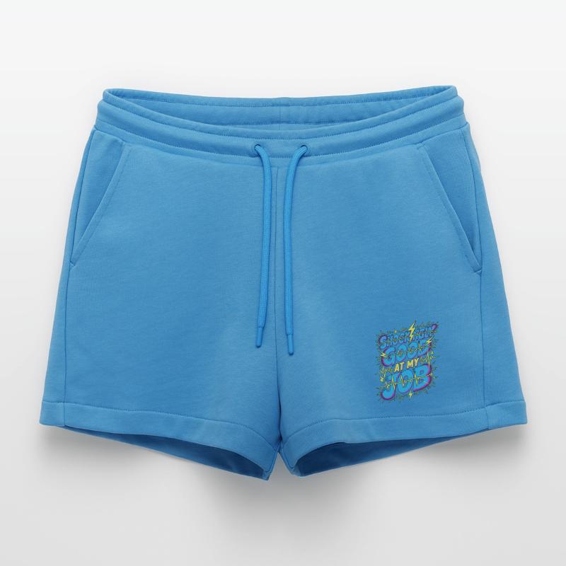 Cardiac Tech Shockingly Good Pacemaker Technician Organic Relaxed Cropped Shorts Made in EU