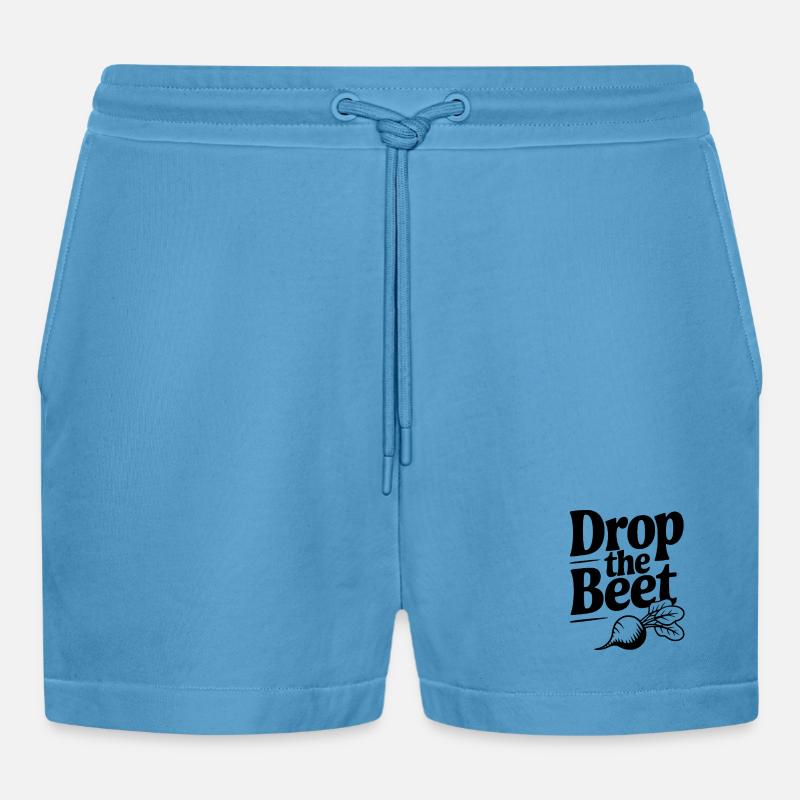 Lâche la betterave - Short bio décontracté court fabriqué en UE -  Sol Blue