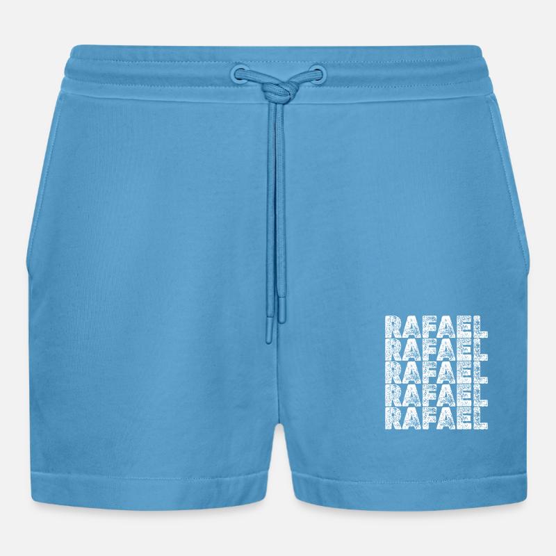 Held Rafael - Organic Relaxed Cropped Shorts Made in EU -  Sol Blue