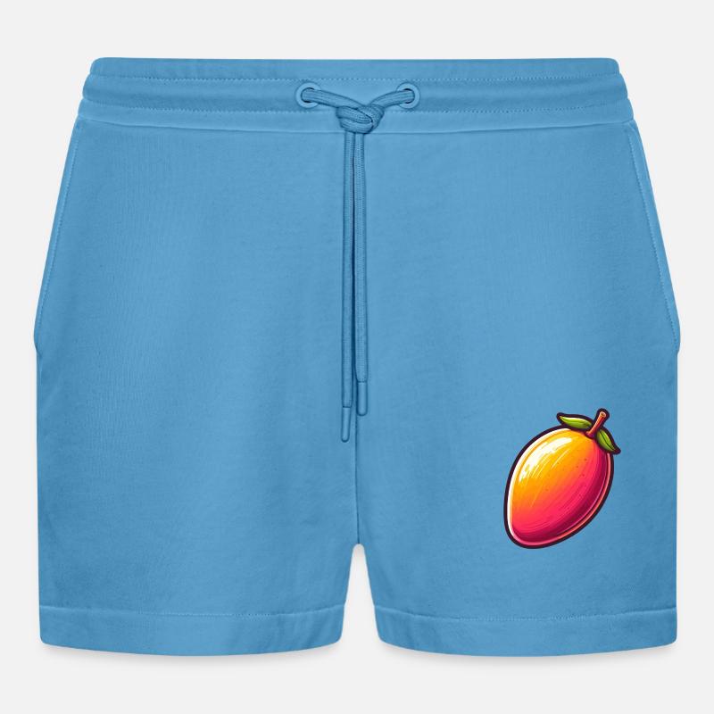Mango große Früchte - Organic Relaxed Cropped Shorts Made in EU -  Sol Blue