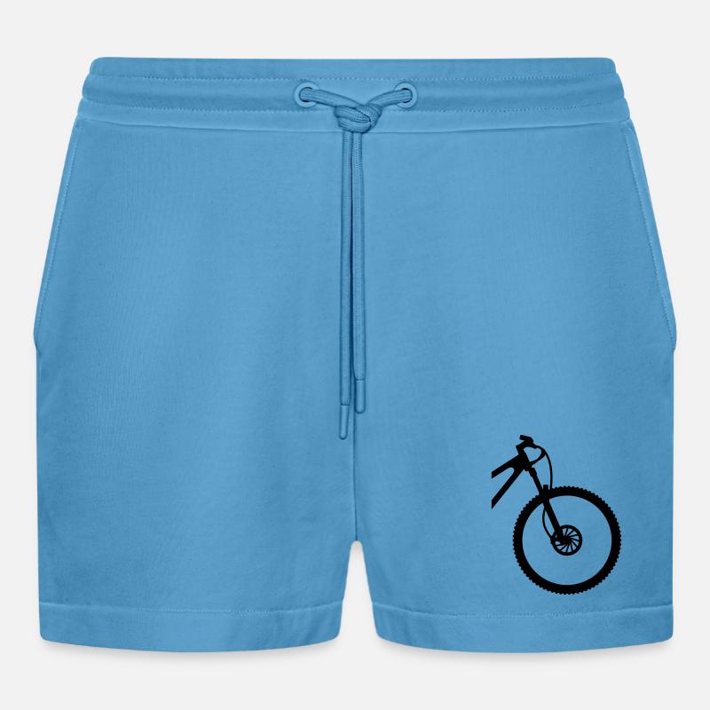 VTT front - Short bio décontracté court fabriqué en UE -  Sol Blue