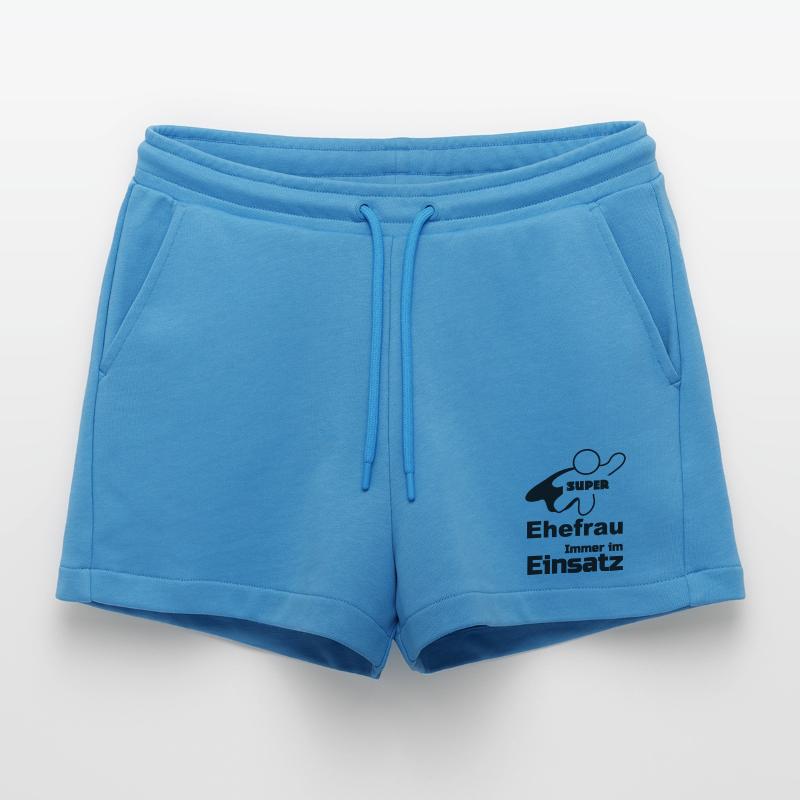Super Ehefrau Geschenk Organic Relaxed Cropped Shorts Made in EU