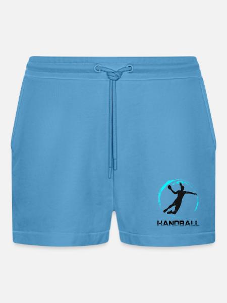Handball - Short bio décontracté court fabriqué en UE -  Sol Blue