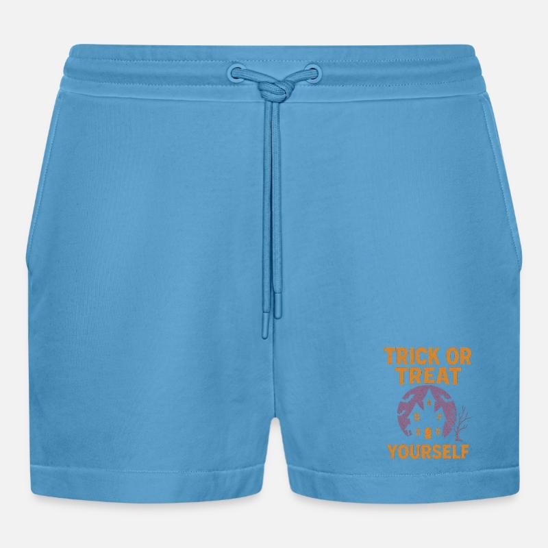 Süßes oder Saures selber - Organic Relaxed Cropped Shorts Made in EU -  Sol Blue