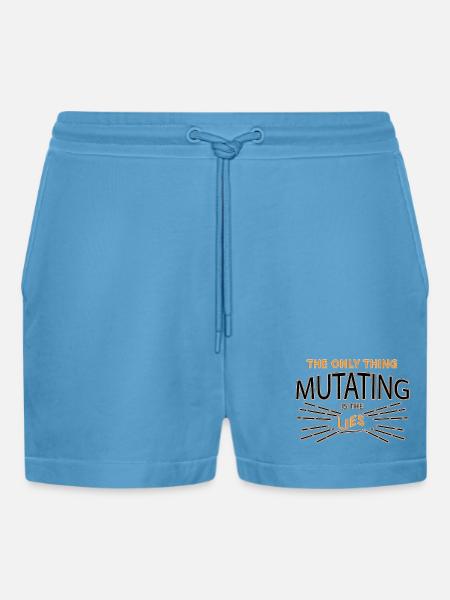Spruch - Organic Relaxed Cropped Shorts Made in EU -  Sol Blue